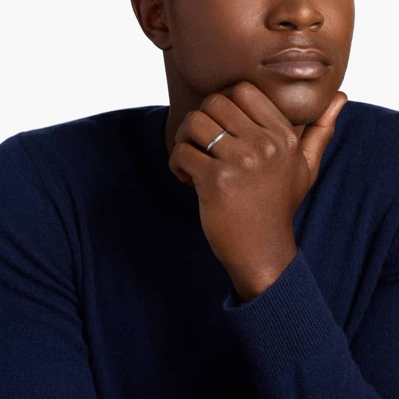 Classic Wedding Ring in 14k White Gold (3mm)