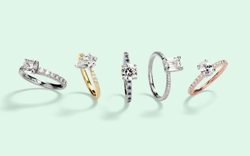 Five different styles of engagement rings Five different styles of engagement rings