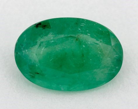 2.48 Carat Oval Natural Green Emerald